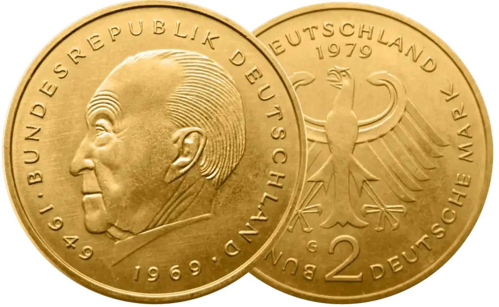 1979, 2 Mark Münze