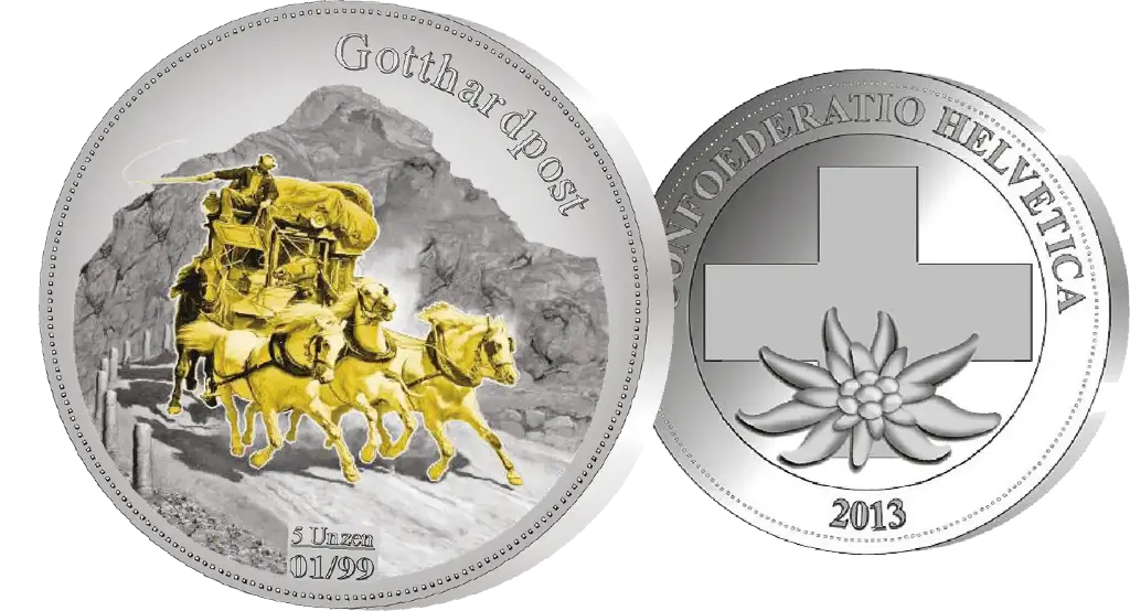 2013, 5 Unzen "Gotthardpost"