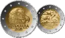 2025, 2 Euro, Der Bartgeier, Andorra