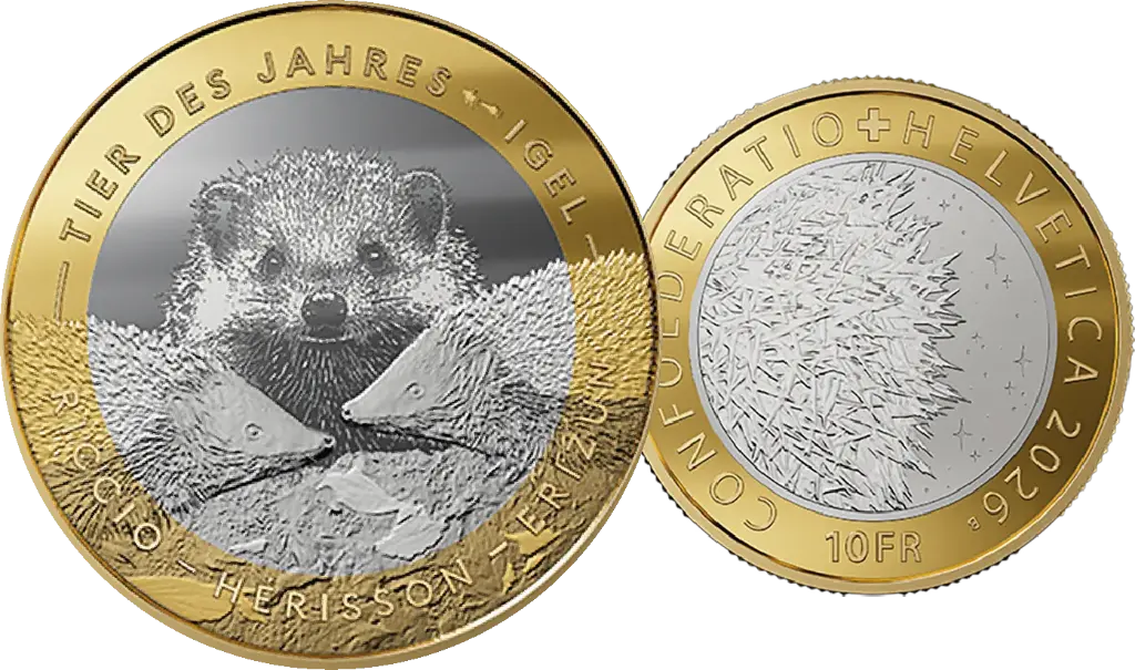 2026, 10 Fr. Gedenkmünze "Der Igel"