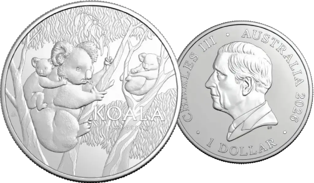 2026, 1 Dollar, Koala, Australien