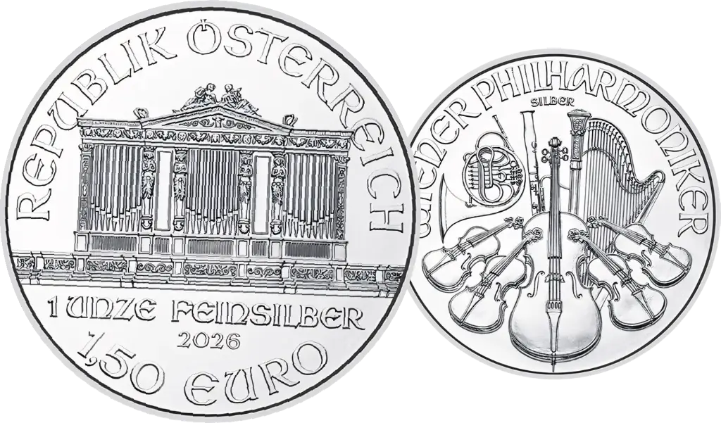 2026, 1.50 Euro, Wiener Philharmoniker, Österreich