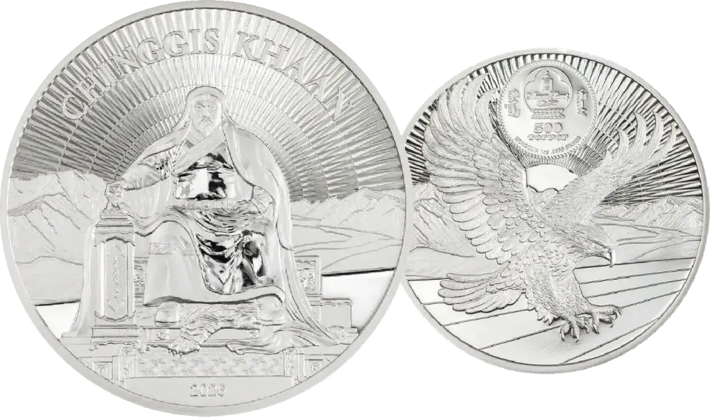 2026, 500 Togrog, Chinggis Khaan, Mongolei