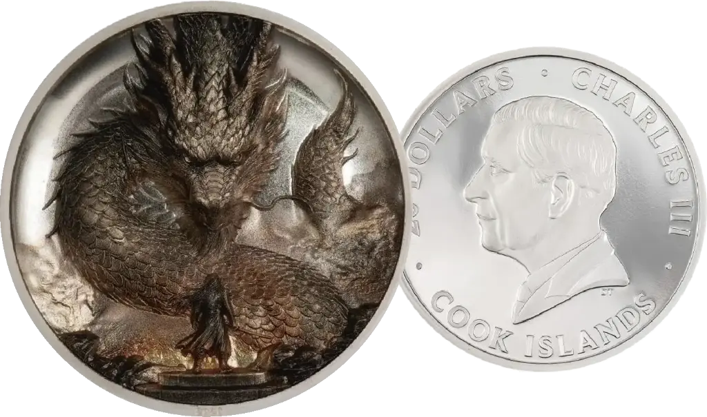 2026, 20 Dollars, Thunder Dragon, Cook Islands