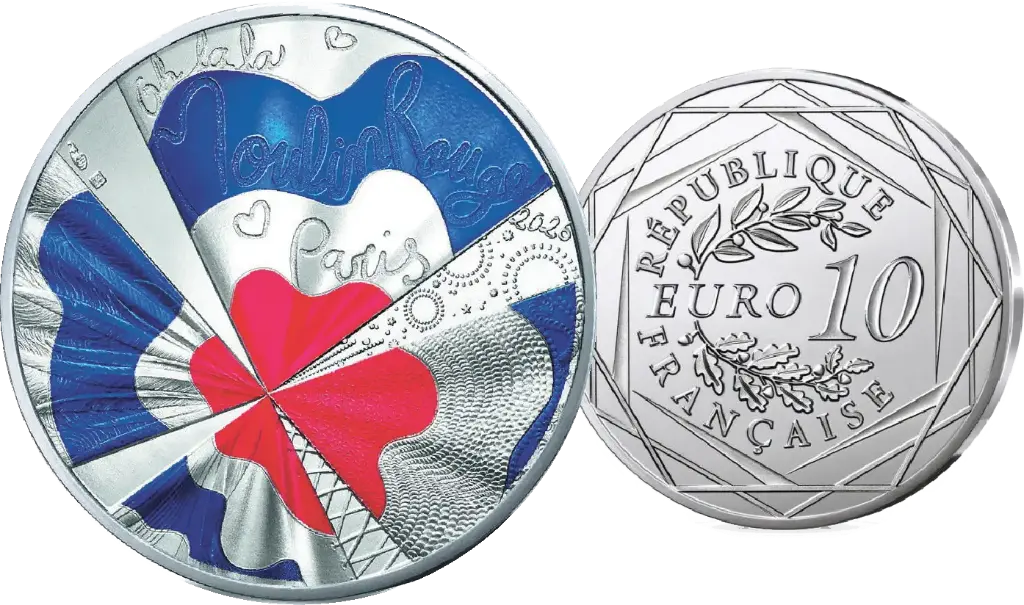 2026, 10 Euro, Moulin Rouge, Frankreich