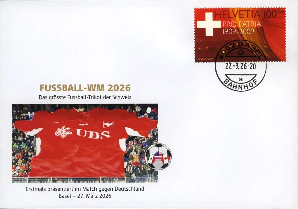 2026, WM 2026 - Das grösste Fussball-Trikot der Schweiz
