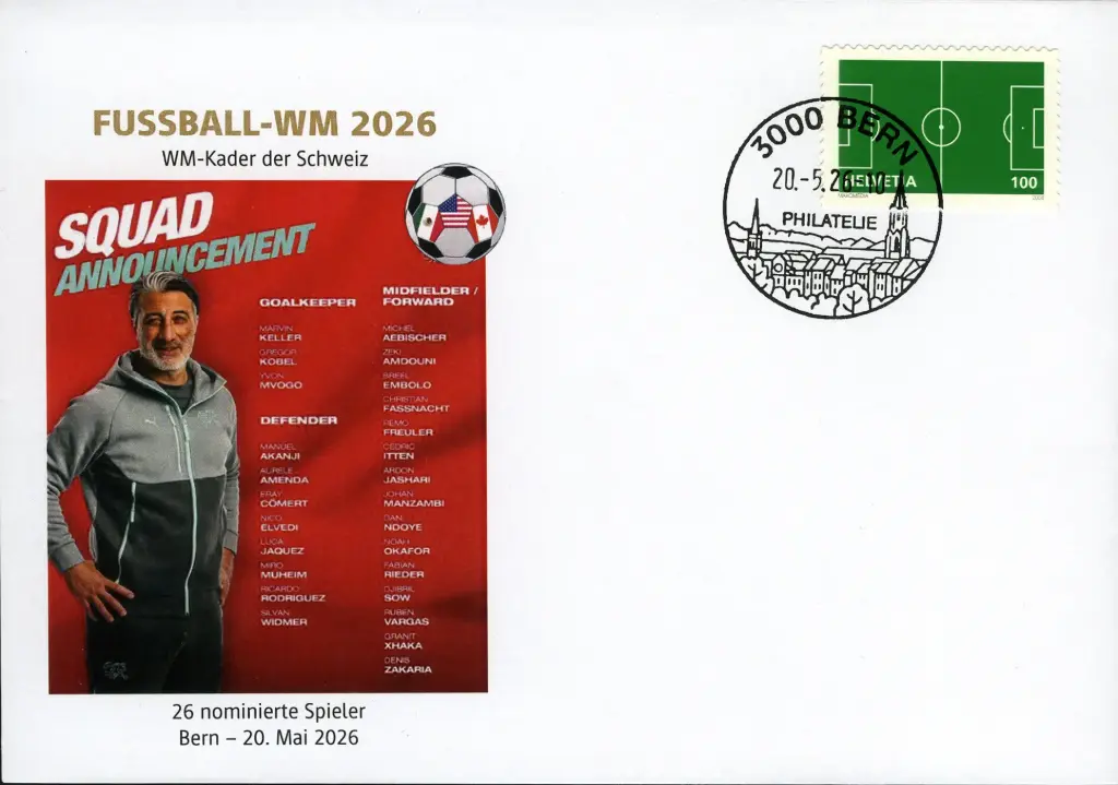 2026, WM 2026 - WM-Kader der Schweiz
