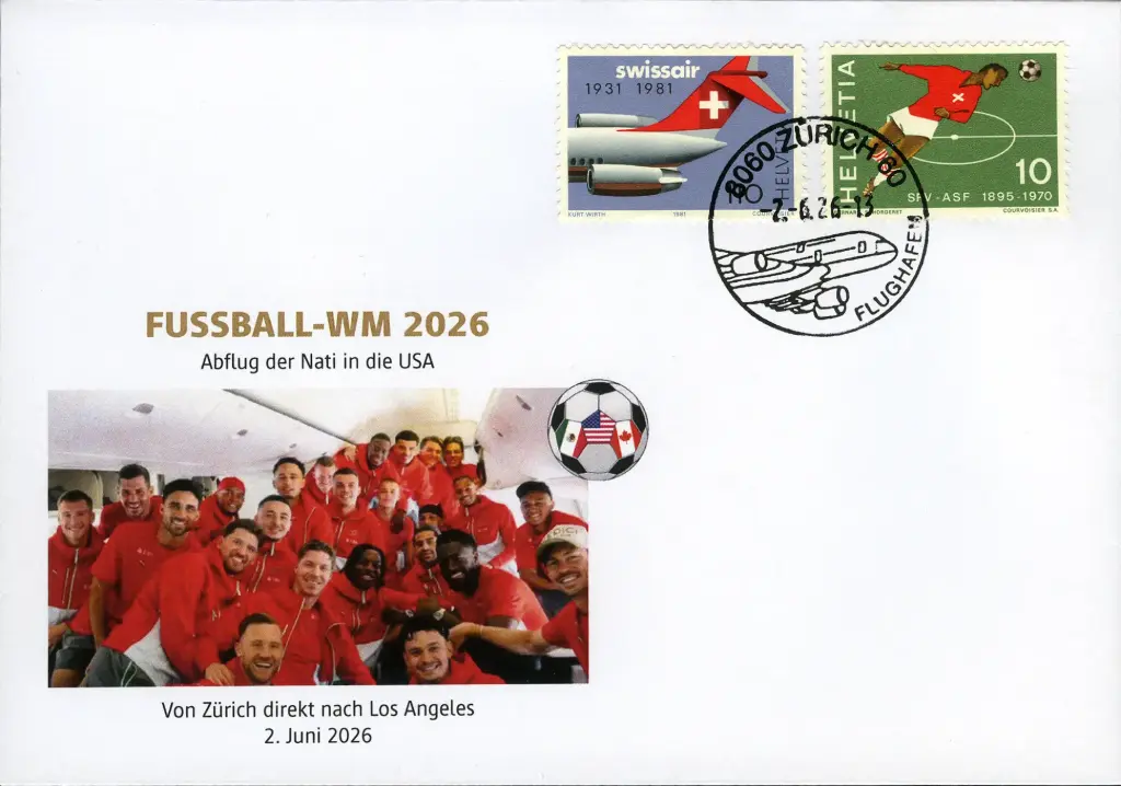 2026, WM 2026 - Abflug der Nati in die USA