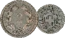 1850, 2 Rp. Kursmünze