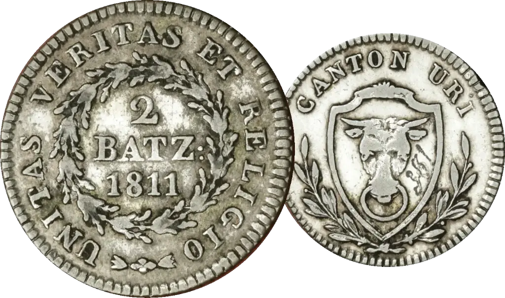 1811, 2 Batzen Uri