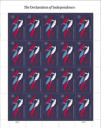 2026, 250 Jahre USA, Amtlicher Kleinbogen, USA