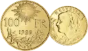 1925, 100 Fr. Gold-Vreneli