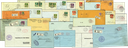 1850-1939, Kollektion von mindestens 30 Klassiker-Belegen
