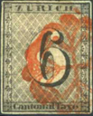 1843, Zürich 6, Type II