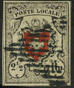 1850 Poste Locale mit Kreuzeinfassung