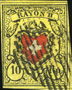 Type 2, Stein D (RO), schwarze eidg. Raute