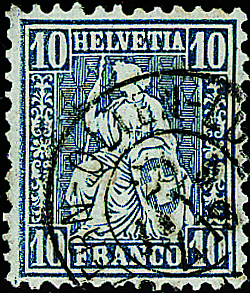 10 Rp. blau