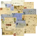 Sitzende Helvetia, Belege-Kollektion aus Firmenarchiv