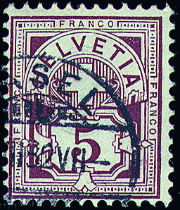 5 Rp. hellbraunlila