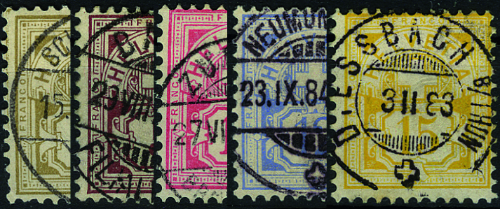 1882, Ziffermuster
