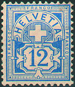 12 Rp. ultramarin