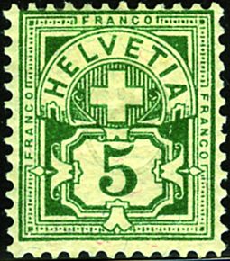 5 Rp. grün