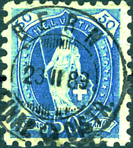 50 Rp. blau
