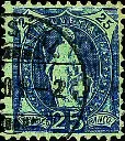 25 Rp. blau