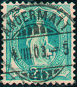 25 Rp. blau