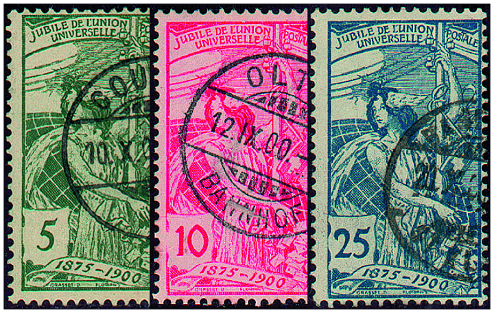 1900, 25 Jahre Weltpostverein