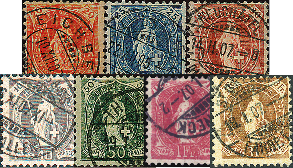 1905-1908, Stehende Helvetia