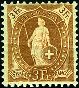 3 Fr. hellbraun