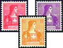 1907, Neue Zeichnungen, Helvetia Brustbild I
