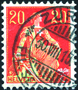 20 Rp. rotorange-gelb