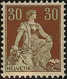 30 Rp. hellbraun-grün