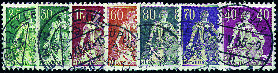 1933-1934, Helvetia mit Schwert