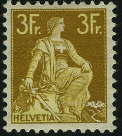 3 Fr. olivgelb-gelb