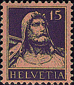 15 Rp. rotviolett