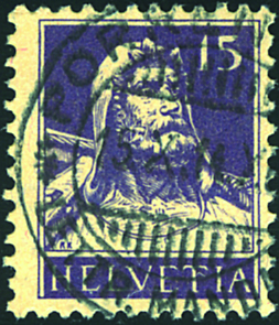 15 Rp. rotviolett