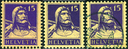 15 Rp. stumpfviolett und schwarzviolett