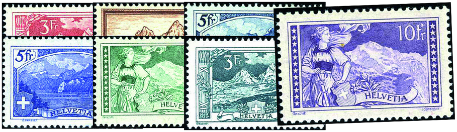 1914-1931, Gebirgslandschaften