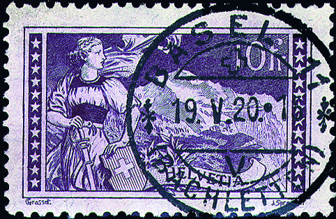 10 Fr. Jungfrau, dunkellila