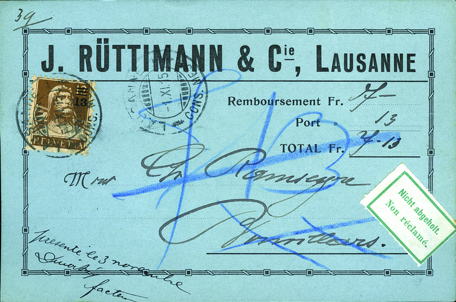 13-12 Rp. braun, sämisch