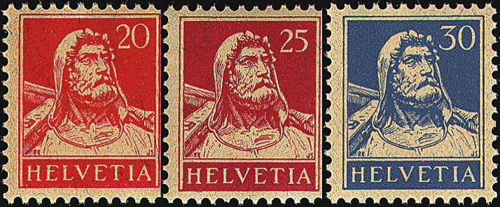 1914-1933, Tellbrustbild