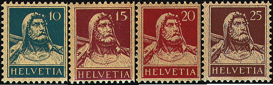 1914-1933, Tellbrustbild