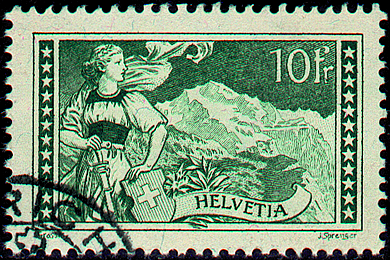 10 Fr. Jungfrau, grün