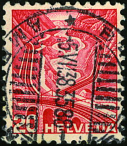 20 Rp. Val Leventina, nachgestochene Platte