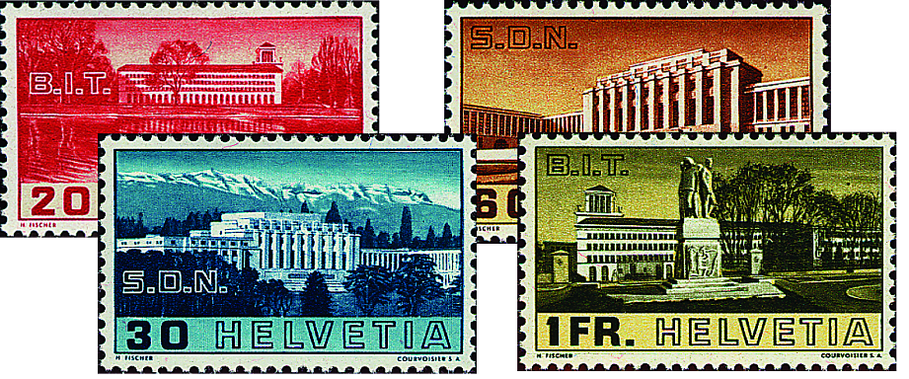 1938, Bilder des Völkerbunds- und Arbeitsamtsgebäude