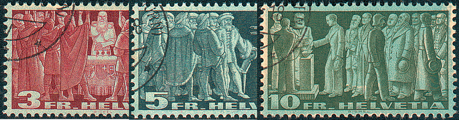 1938-1955, Symbolische Darstellungen