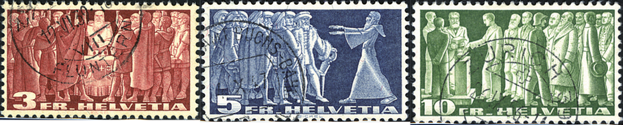 1938-1955, Symbolische Darstellungen